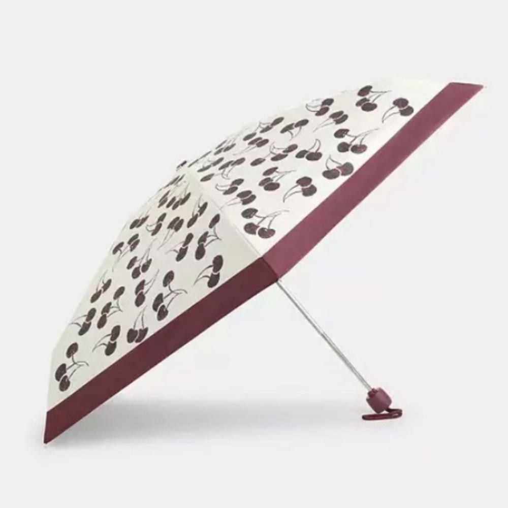 Coach UV Umbrella - Cream Cherry